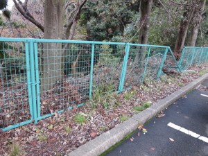 フェンス施工前