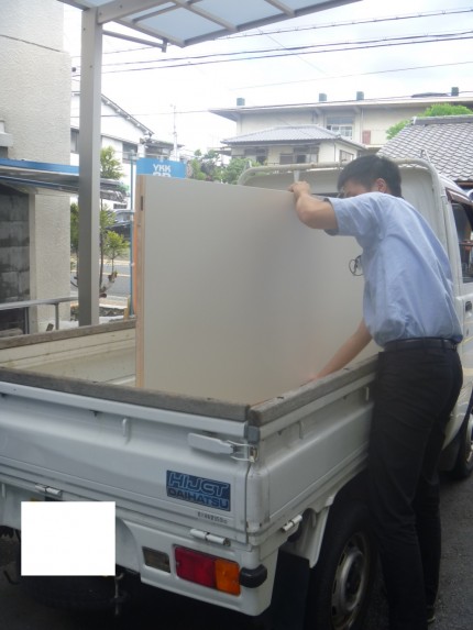建具フラシュ戸　お引き取り