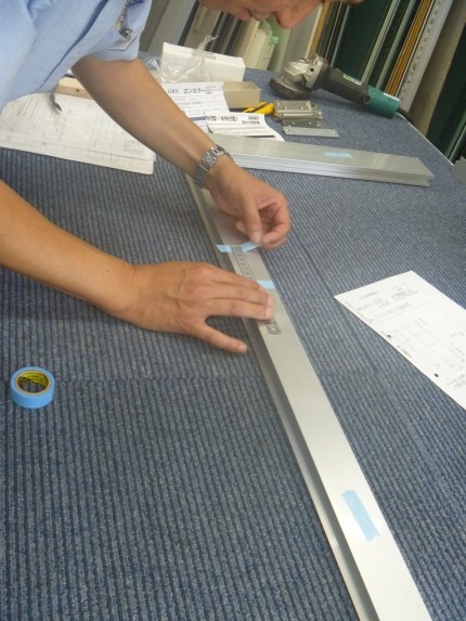 特注アルミ框ﾄﾞｱ