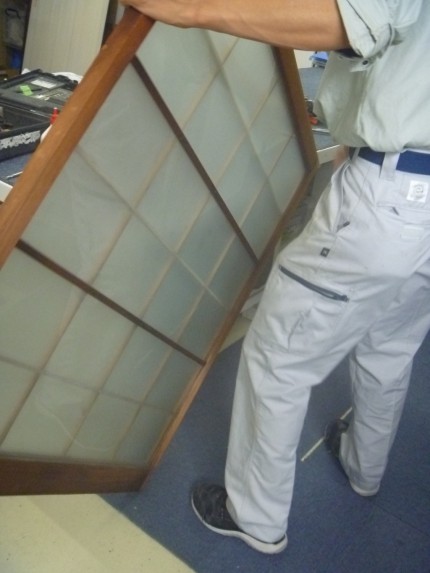 木製建具マド修理