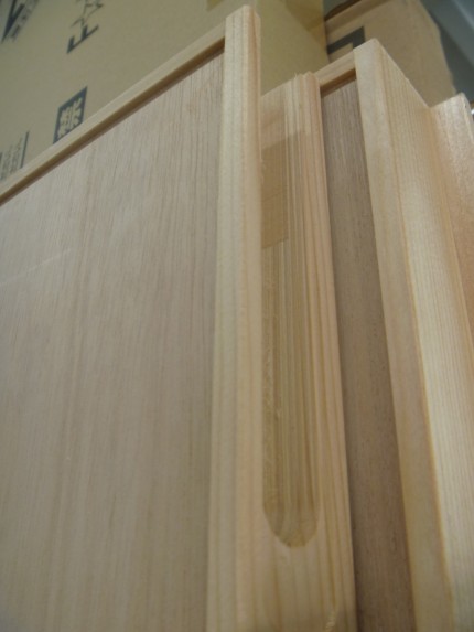 フランス落としの加工