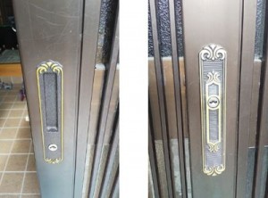玄関引き戸錠