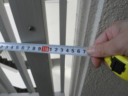 アルミ縦格子寸法