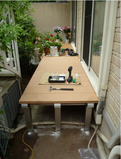 リッドデッキ施工中