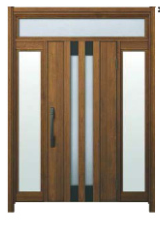 YKK　APドアリモ　両袖ランマ付き