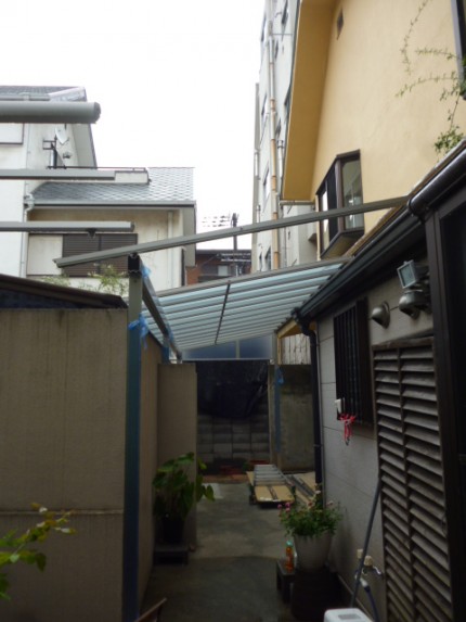 テラス屋根②