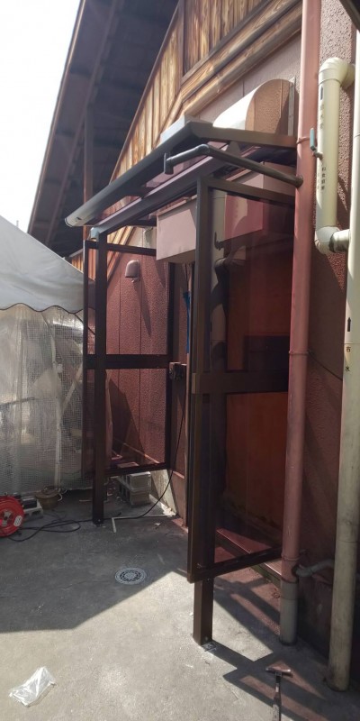 テラス屋根　ソラリア　施工後