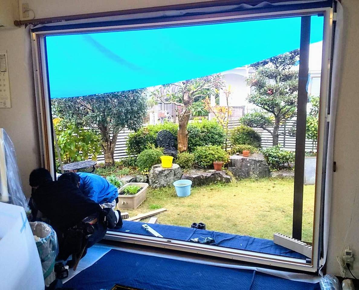 YKK　AP　マドリモ　施工中