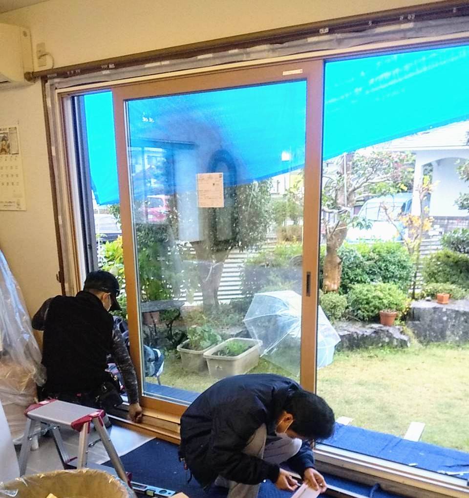 YKK　AP　マドリモ　施工中3