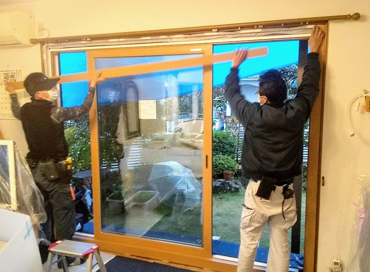 YKK　AP　マドリモ　施工中4