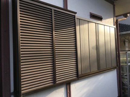 雨戸サッシ　シャッターサッシ