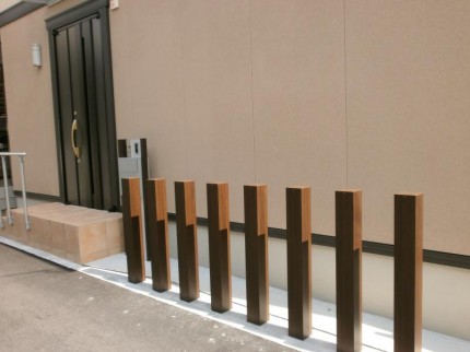 アクセントポール取付