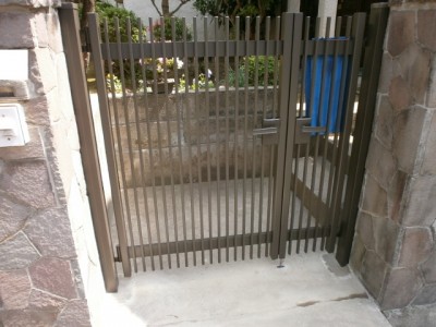 アルミ親子門扉