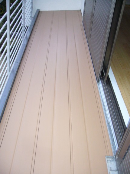 バルコニー床材取替後