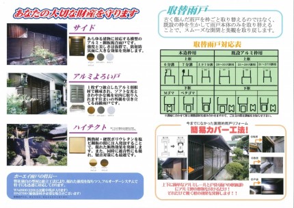 豊栄　取替雨戸