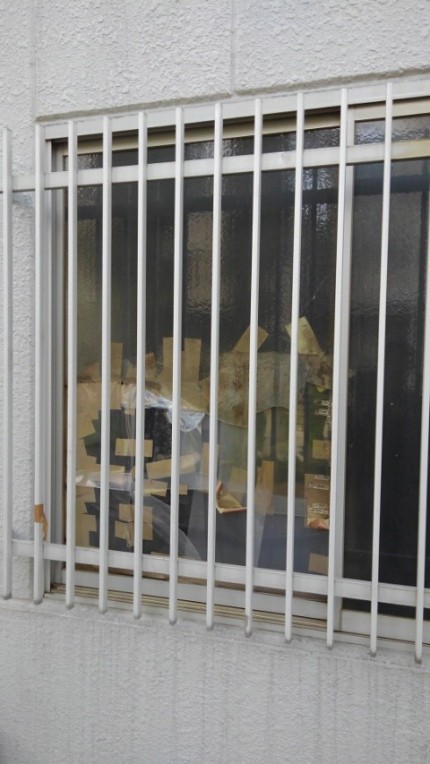 ガラス割れ替え