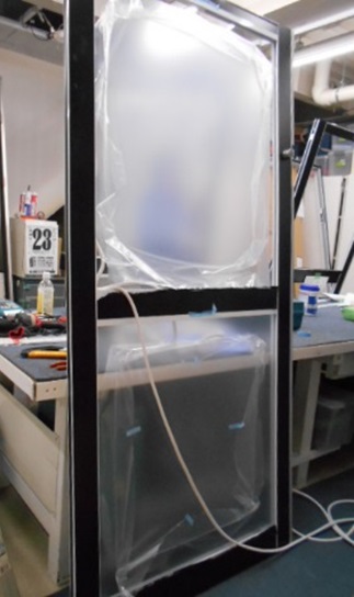 保育所出入り口ポリカ