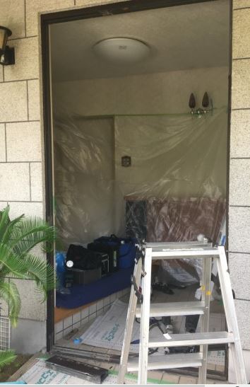 枠のみ残すドアリモ