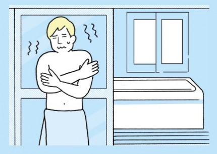 お風呂場が寒い