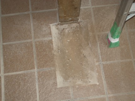 ＦＨ取り外しセメント埋め