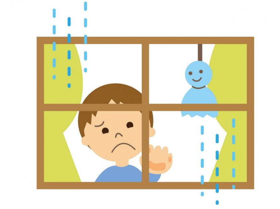 雨の日、お悩みページ