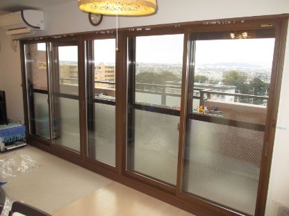 マンション連窓プラマードU施工後