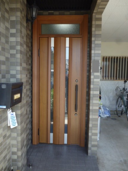 玄関ドア取替②