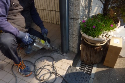 親子開き門扉 ②