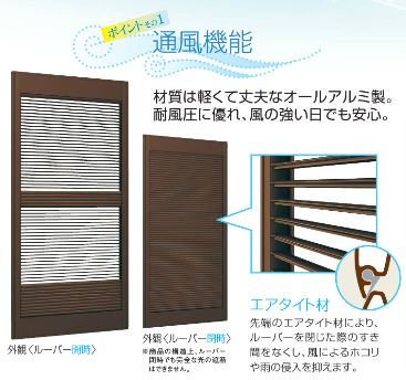 ＹＫＫ　ＡＰ　通風雨戸　ＸＲＡ