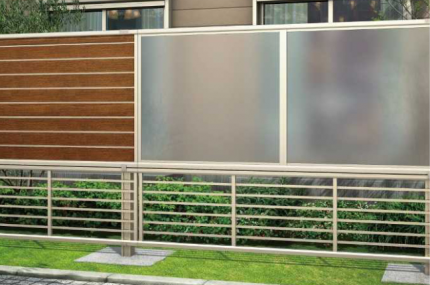 シンプレオフェンス　２段支柱