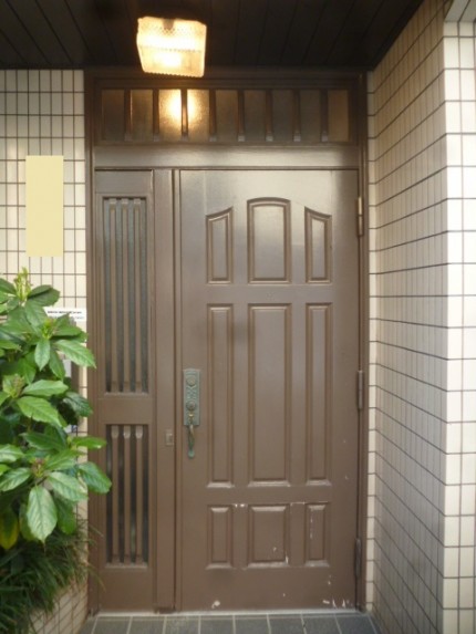ランマ付玄関ドア取替 (1)