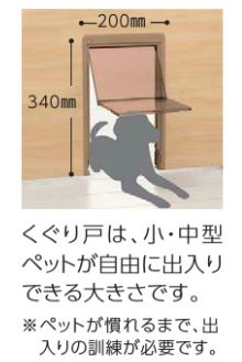 ペット出入り口