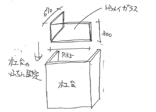 硝子間仕切り