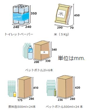 受取が出来るもの