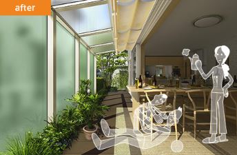 施工後アウタールーフ