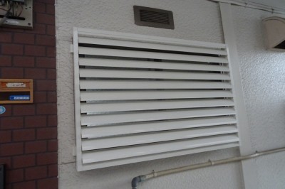 目かくし可動ルーバー施工後