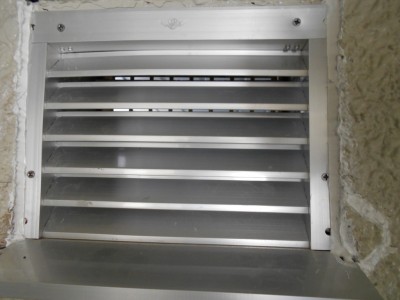 換気ガラリ施工後