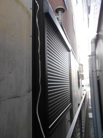 後付け電動シャッター③