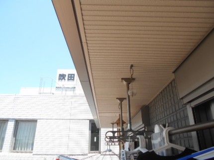 スタイルシェード　日よけ　目隠し　　取り付け代　施工前