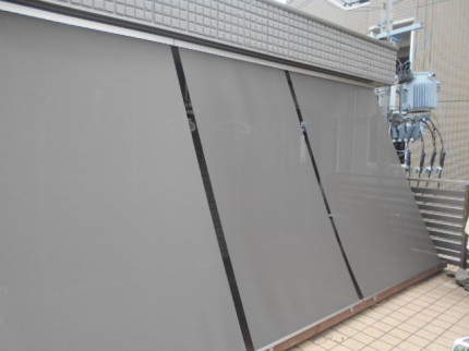スタイルシェード　日よけ　目隠し　施工完了