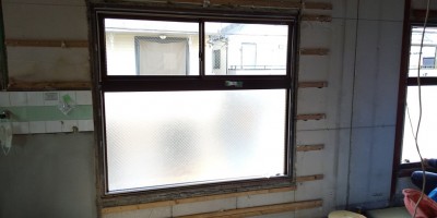 引き違い窓　カバー工事　施工後