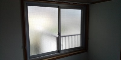 引き違い窓　取替後