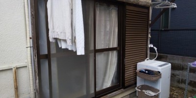 豊栄　取替雨戸　施工後　