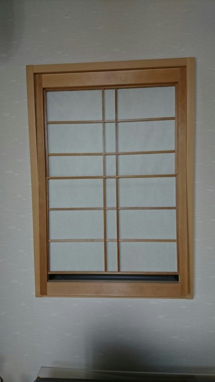 障子貼り替え２