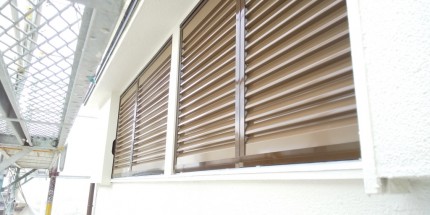 木製雨戸　取替　施工後