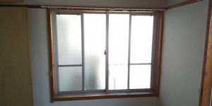 引き違い窓　取替前