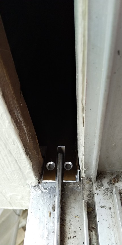 木製雨戸　施工中3