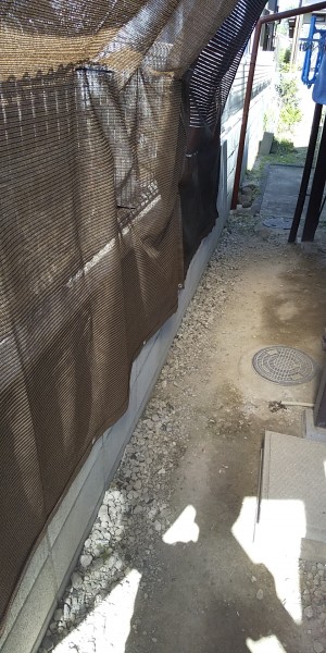 フェンス　施工前