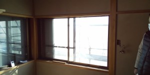 サッシ　カバー工事　施工前