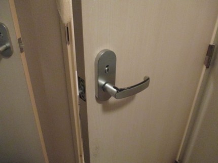 レバーハンドル　表示錠